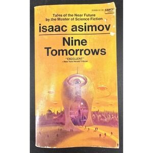 Asimov, Isaac Nine Tomorrows 1959 First PB Edition Fawcett Crest Science Fiction